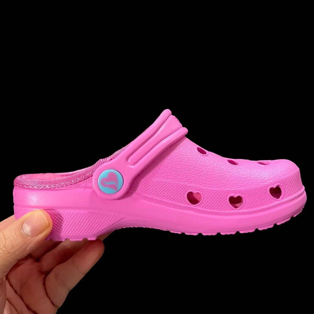 Skechers Toddler Girls Faux‎ Fur Lined Clog Size 8-10 Pink Lavander White